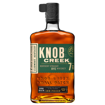 Knob Creek Straight Rye Whiskey Small Batch 7 Yr 100 - 750ML - Front
