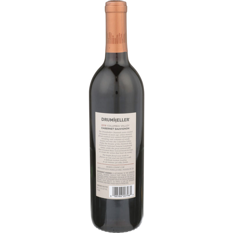Drumheller Cabernet Sauvignon Columbia Valley - 750ML - Back