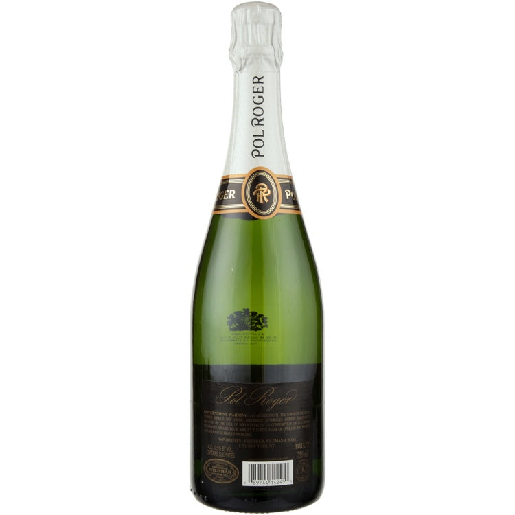 Pol Roger Champagne Brut Reserve - 750ML - Back