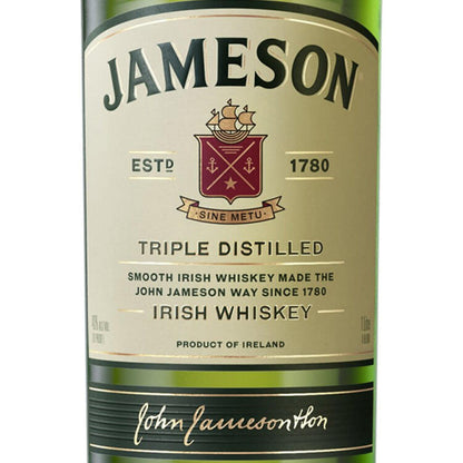 Jameson Blended Irish Whiskey 80 - 1.0L - Front Label