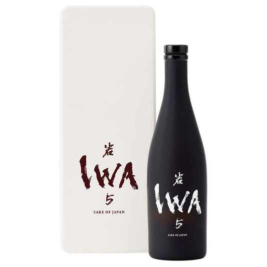 Iwa 5 Junmai Daiginjo Sake Assemblage 4 W/ Gift Box - 720ML - Front