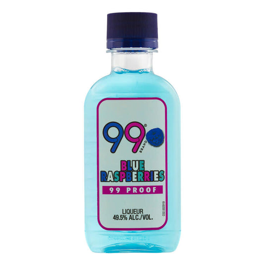99 Brand Blue Raspberries Liqueur 99 - 100ML - Front