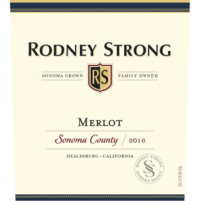 Rodney Strong Merlot Sonoma Select Sonoma County - 750ML
