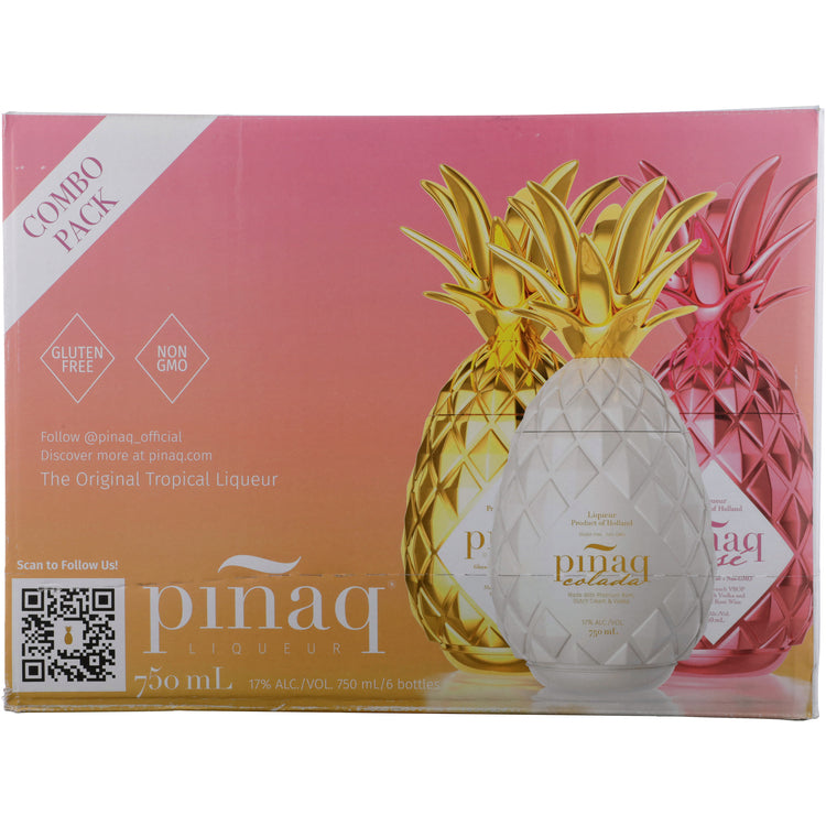 Pinaq Combo 2 Each Colada Liqueur 34, Original Tropical Liqueur 34 & R - 750ML