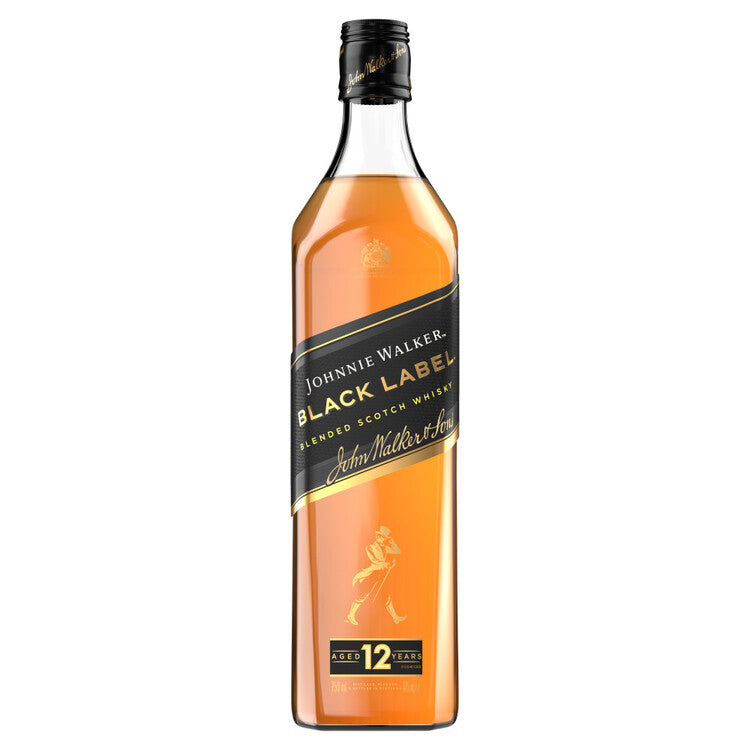 Johnnie Walker Blended Scotch Black Label 12 Yr 80 - 750ML - Front