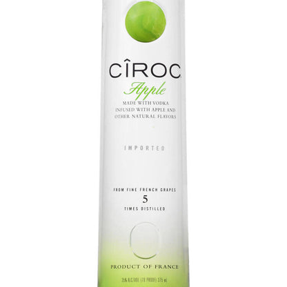 Ciroc Apple Flavored Vodka 70 - 375ML - Front Label