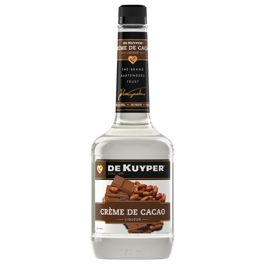 Dekuyper Creme De Cacao White 48 - 750ML - Front