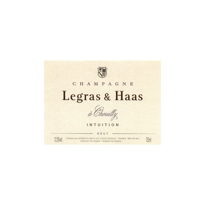 Legras & Haas Champagne Brut Intuition - 750ML