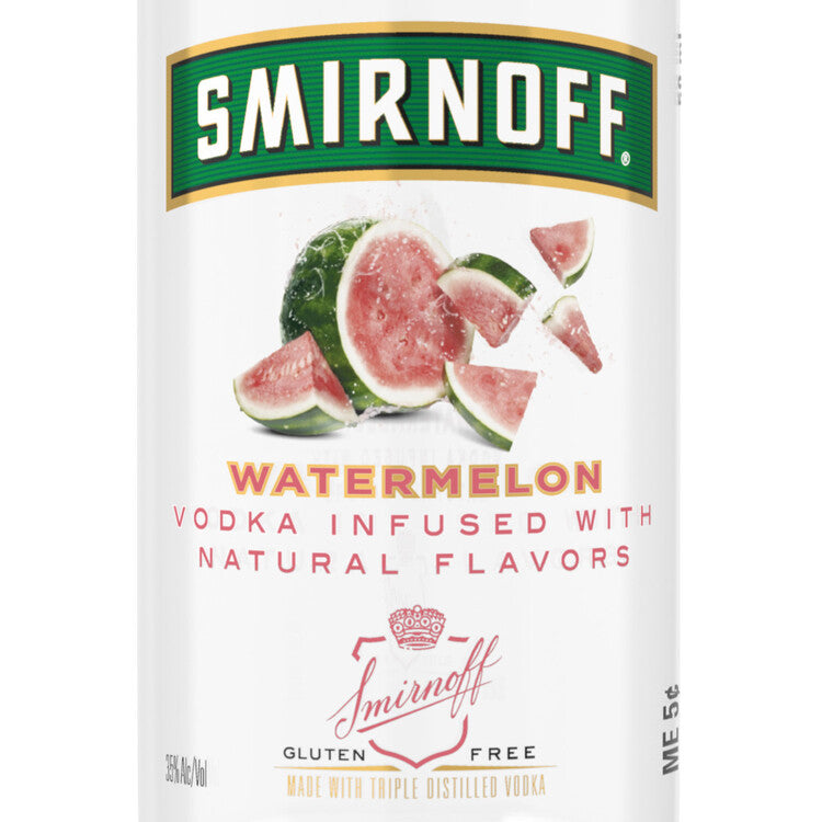 Smirnoff Watermelon Flavored Vodka 60 - 50ML - Front Label