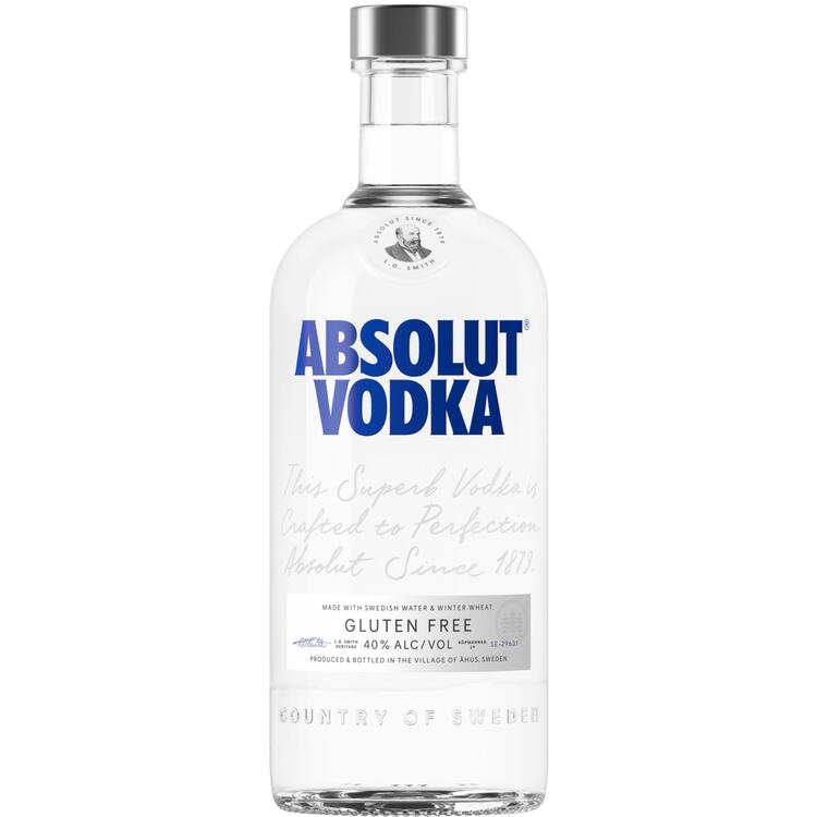 Absolut Vodka 80 - 750ML - Front
