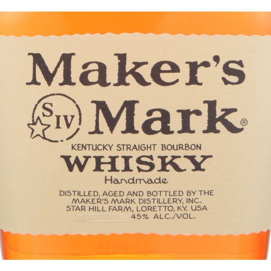 Maker's Mark Straight Bourbon 90 - 50ML - Front Label