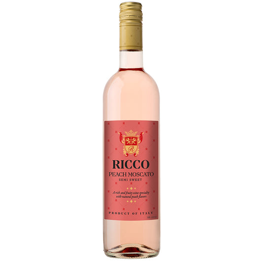 Ricco Peach Moscato - 750ML - Front