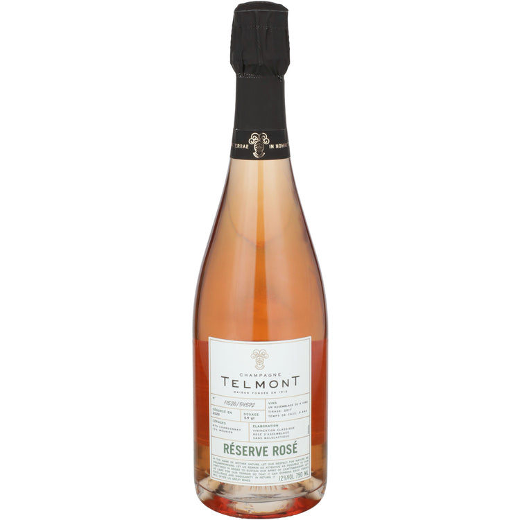 Telmont Champagne Brut Reserve Rose - 1.5L - Front