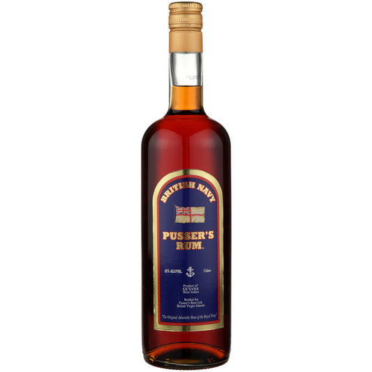 Pusser's Aged Rum British Navy 84 - 1.0L - Front