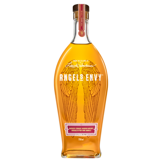 Angel's Envy Straight Bourbon Finished In Port Wine Barrels 86.6 - 750ML - Front