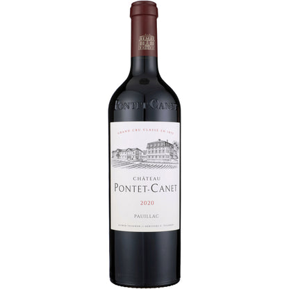 Chateau Pontet Canet Pauillac 2020 Wood Box - 750ML - Front