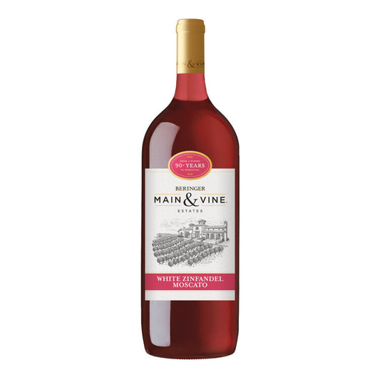 Beringer Main & Vine White Zinfandel/Moscato California - 1.5L