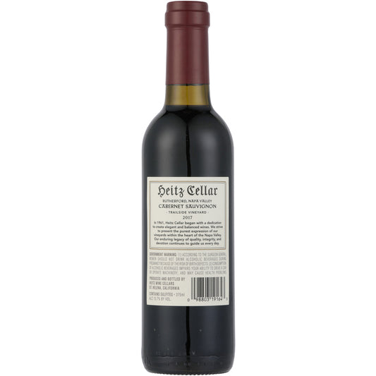 Heitz Cellar Cabernet Sauvignon Trailside Vineyard Napa Valley 2017 - 375ML - Back