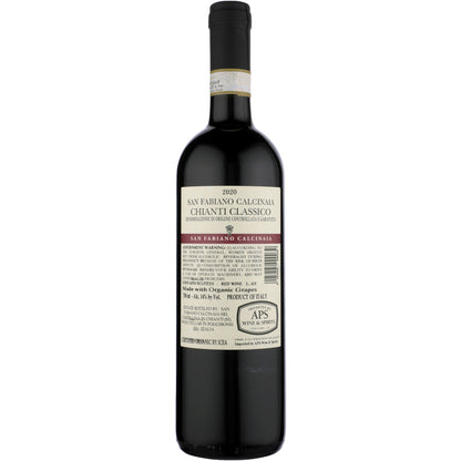 San Fabiano Calcinaia Chianti Classico 2020 - 750ML - Back