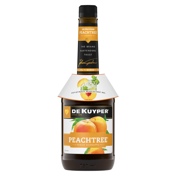 Dekuyper Peach Schnapps Peachtree 30 - 750ML - Front