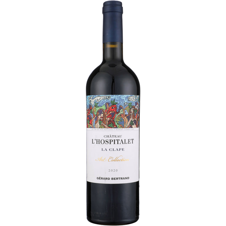 Gerard Bertrand La Clape Rouge Chateau L'Hospitalet Art Collection 202 - 750ML - Front