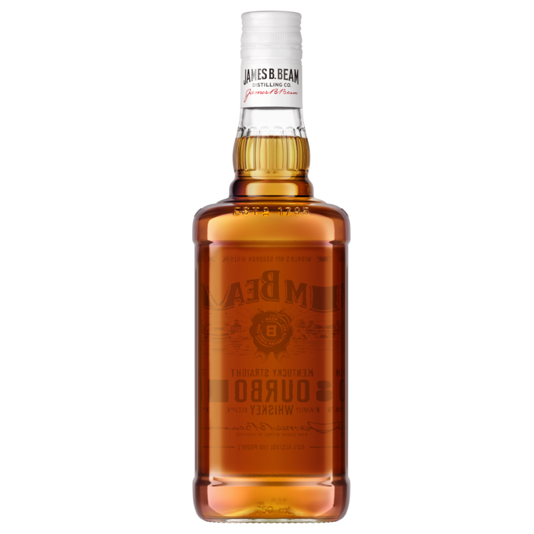Jim Beam Straight Bourbon White Label 80 - 750ML