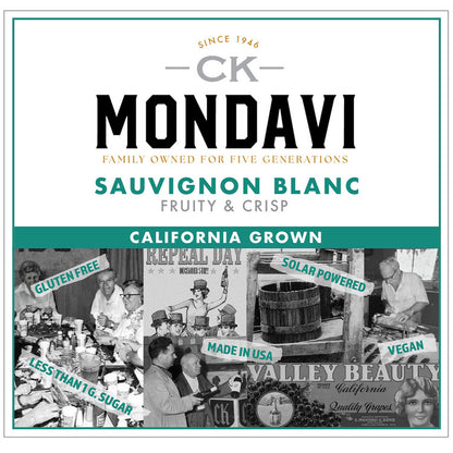 Ck Mondavi Sauvignon Blanc California - 750ML - Front Label