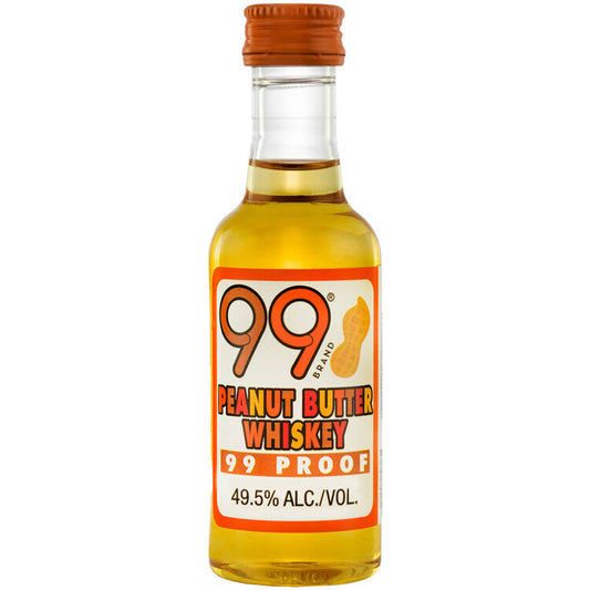 99 Brand Peanut Butter Whiskey 99 - 50ML - Front