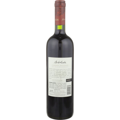 Arboleda Cabernet Sauvignon Aconcagua Valley 2020 - 750ML - Back