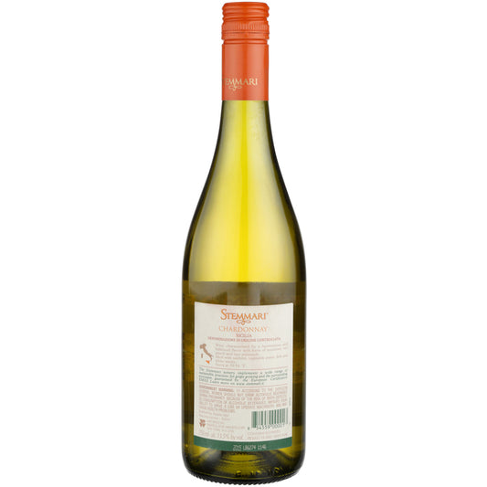 Stemmari Chardonnay Sicilia - 750ML - Back