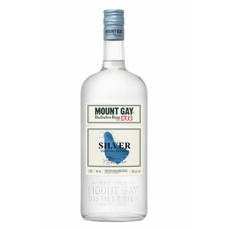 Mount Gay Light Rum Silver 80 - 1.0L - Front