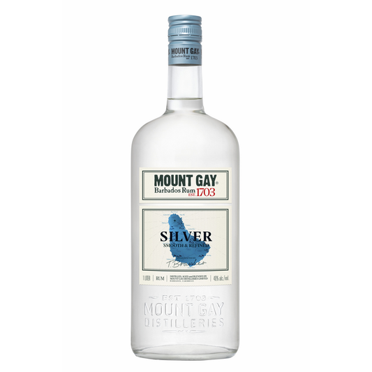 Mount Gay Light Rum Silver 80 - 1.0L - Front