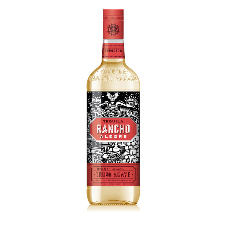 Rancho Alegre Tequila Reposado 80 - 1.0L - Front