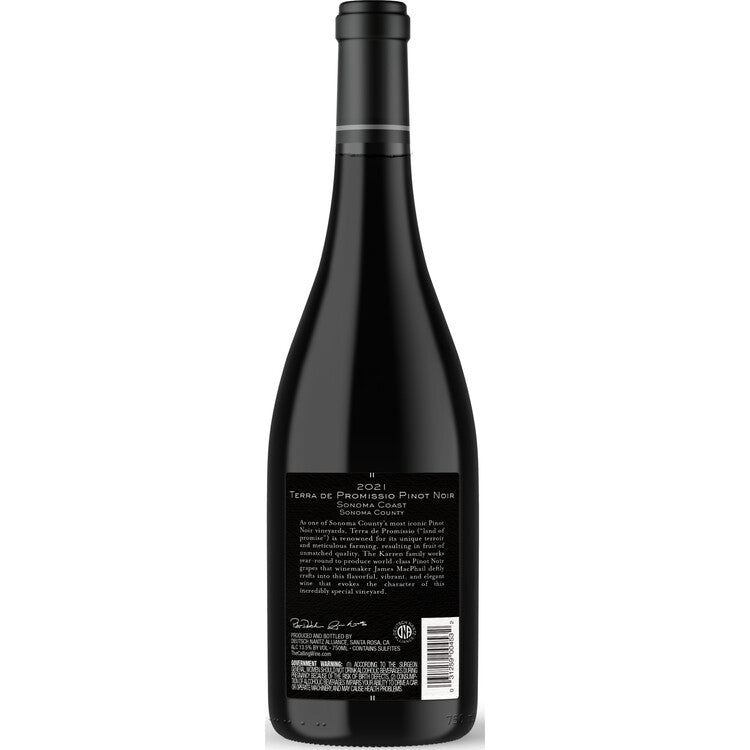The Calling Pinot Noir Single Vineyard Series Terra De Promissio Viney - 750ML - Back