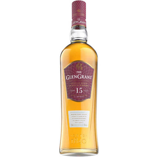 Glen Grant Single Malt Scotch 15 Yr 100 - 750ML - Front