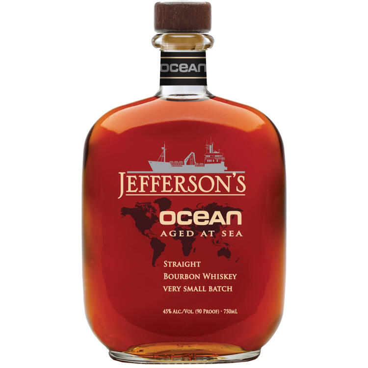 Jefferson's Straight Bourbon Ocean Aged At Sea 90 - 750ML - Front