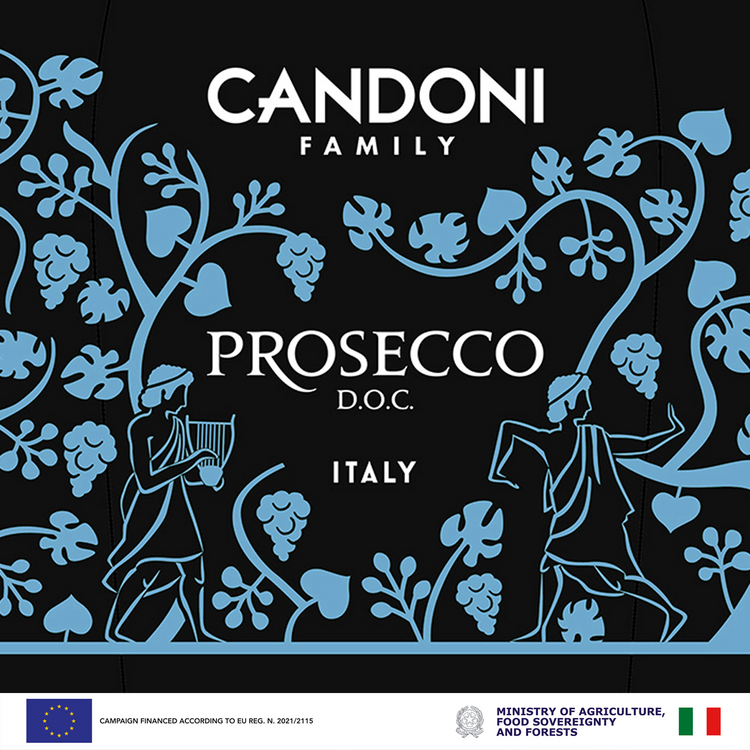 Candoni Prosecco Treviso Extra Dry - 750ML - Front Label
