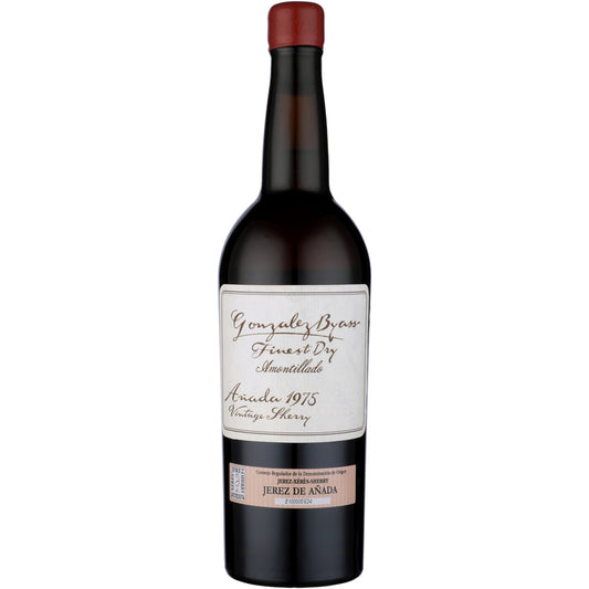 Gonzalez Byass Sherry Anada Finest Dry Vintage Collection Palo 1975 - 750ML - Front