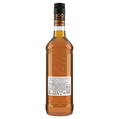 Captain Morgan Spiced Rum Signature 100 - 750ML - Back