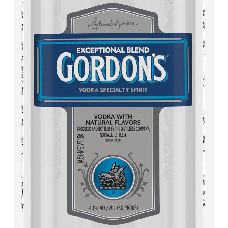 Gordon's Vodka Specialty Spirit 80 - 1.0L - Front Label