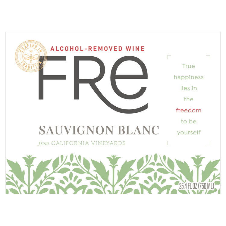Fre Sauvignon Blanc Alcohol Removed - 750ML - Front Label