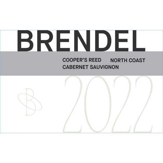 Brendel Wines Cabernet Sauvignon Cooper's Reed North Coast 2022 - 750ML - Front Label