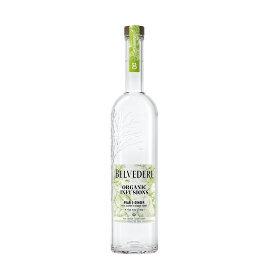 Belvedere Organic Infusions Pear & Ginger Flavored Vodka 80 - 750ML - Front