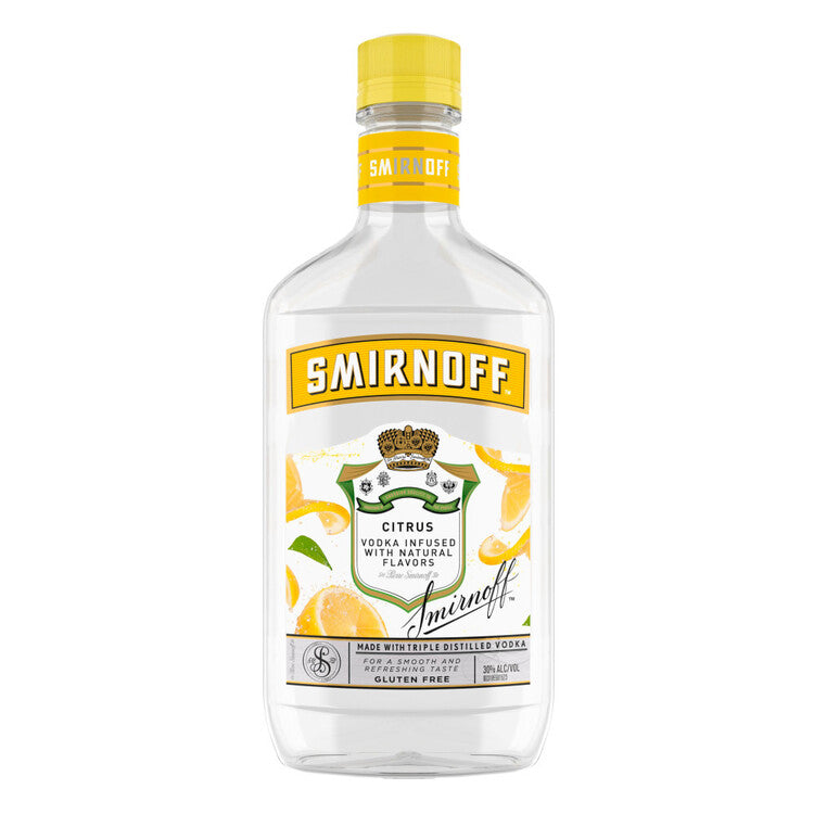 Smirnoff Vodka Citrus Flavored 60 Flask - 375ML