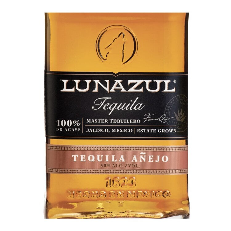 Lunazul Tequila Anejo 80 - 750ML - Front Label