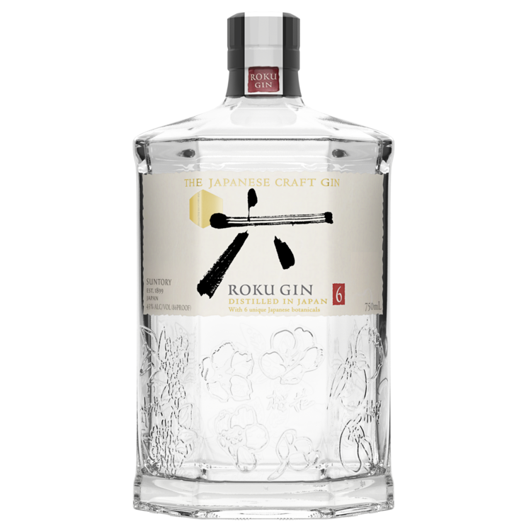 Suntory Dry Gin Roku 86 - 750ML - Front