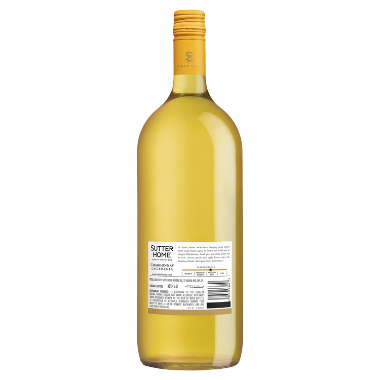 Sutter Home Chardonnay California - 1.5L - Back