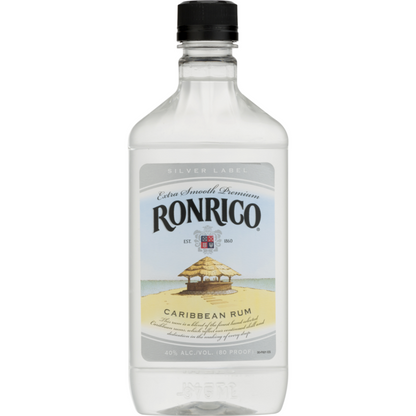 Ronrico Light Rum Silver Label 80 - 375ML - Front