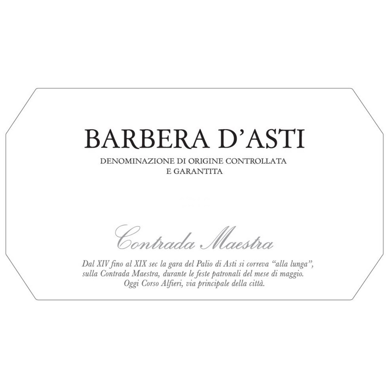 Cantine Povero Barbera D'Asti Contrada Maestra 2020 - 750ML