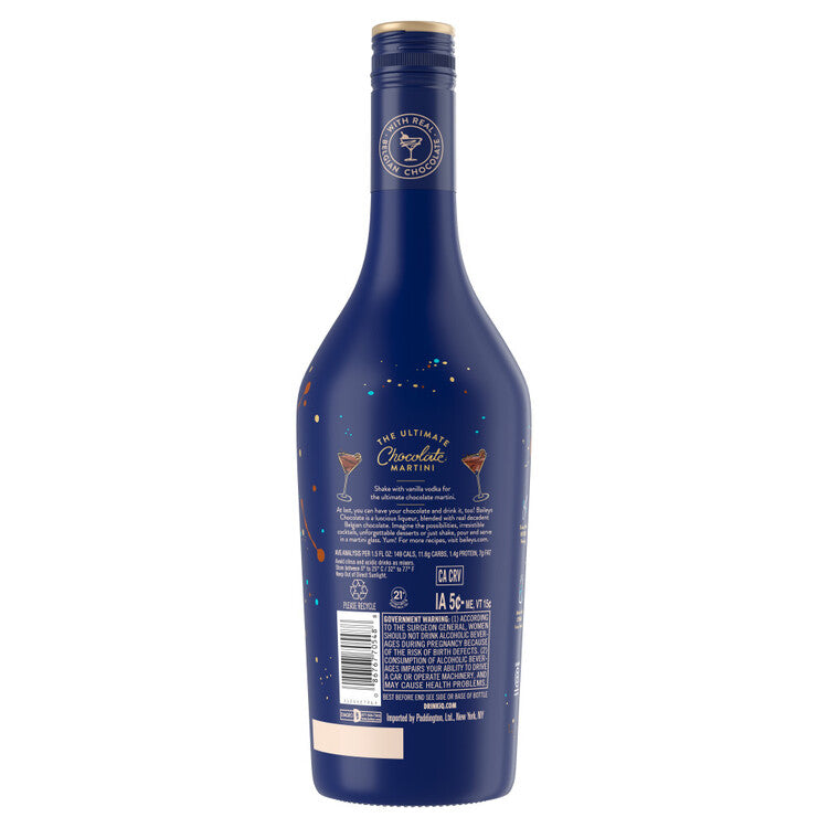 Baileys Chocolate Liqueur 31.4 - 750ML - Back